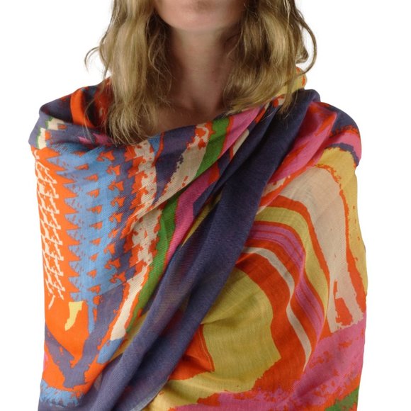 AVILA JAGGED BLUFFS LIGHTWEIGHT HANDCRAFTED SCARF - Picture 4 of 4